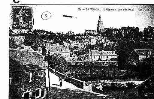Ville de LANNION Carte postale ancienne